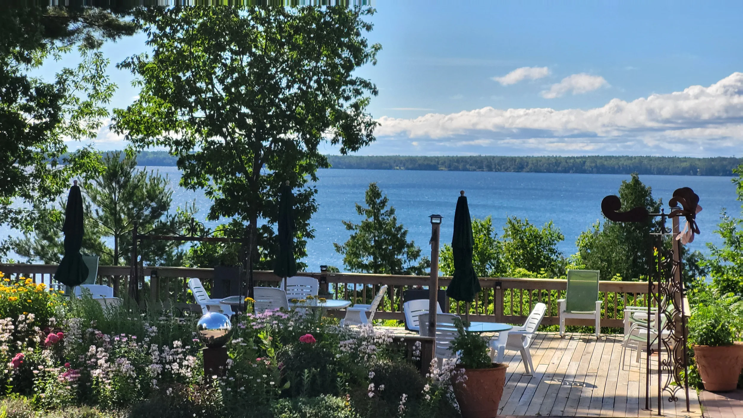 LSL public deck Lake Superior background